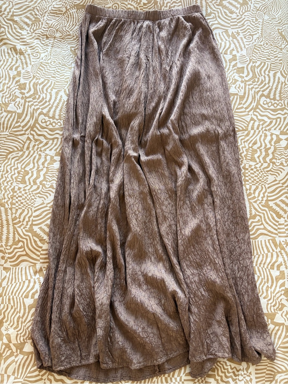 CP Shades Tan Maxi Skirt